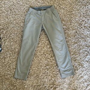 Grey golf pants